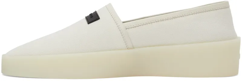 Fear of God White Canvas Espadrille (FG80-013CNV)