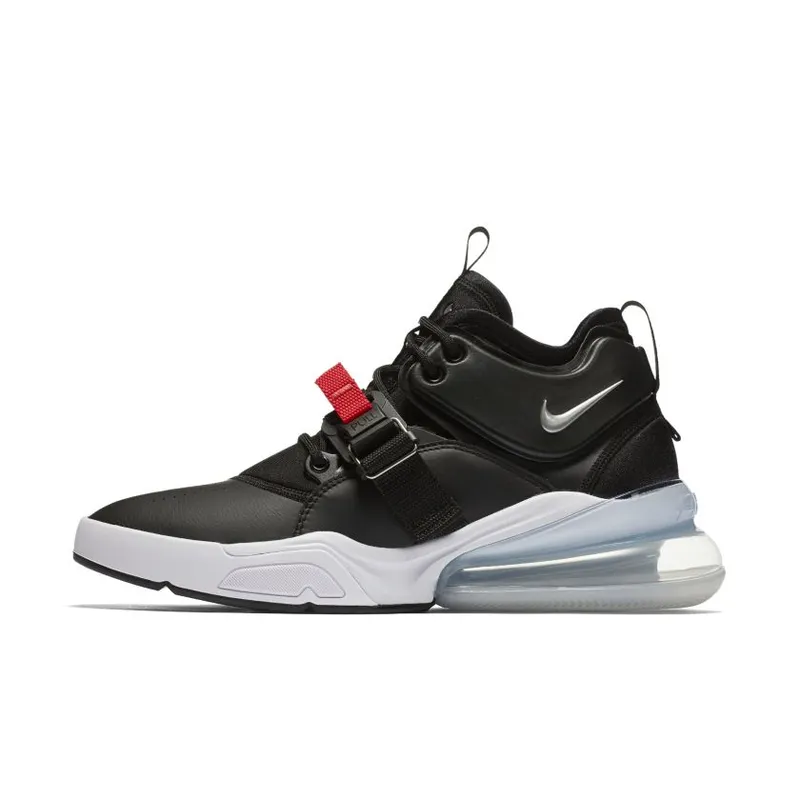 Nike Air Force 270 Black White Black/Chrome-White-University Red (AH6772-001)