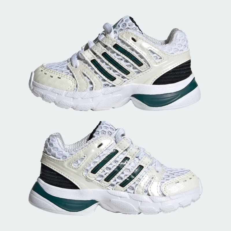 Adidas ADISTAR CONTROL 5 ELASTIC LACE Shoes Cloud White / Rich Green / Core Black (KJ9736)