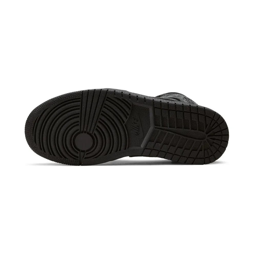 Nike Jordan 1 Mid Black Snakeskin (W) Black/White/Black (BQ6472-010)