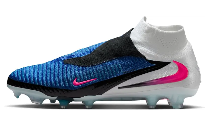Nike Phantom 6 High Elite Racer Blue & Pink Blast – Firm Ground Laceless (HJ2147-446)