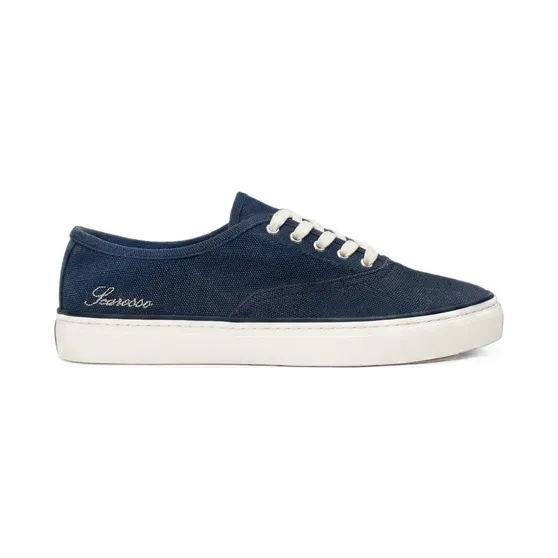 Scarosso Sirio cotton drill “Blue” (SIRIOSNEABLUKNIT)