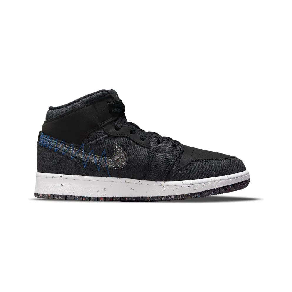 Jordan 1 Mid SE Crater Black (GS) (DM4334-001)