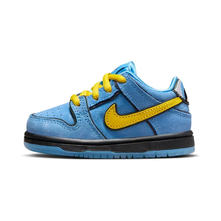 Nike SB Dunk Low The Powerpuff Girls Bubbles “University Blue / Lotus Pink / Tour Yellow” (FZ8830-400)