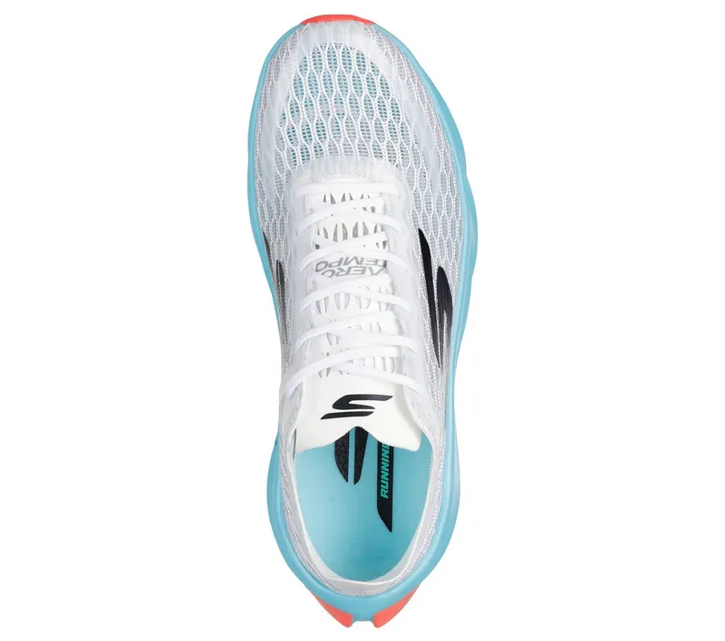 Skechers Aero Tempo Sneaker White/Turkoois