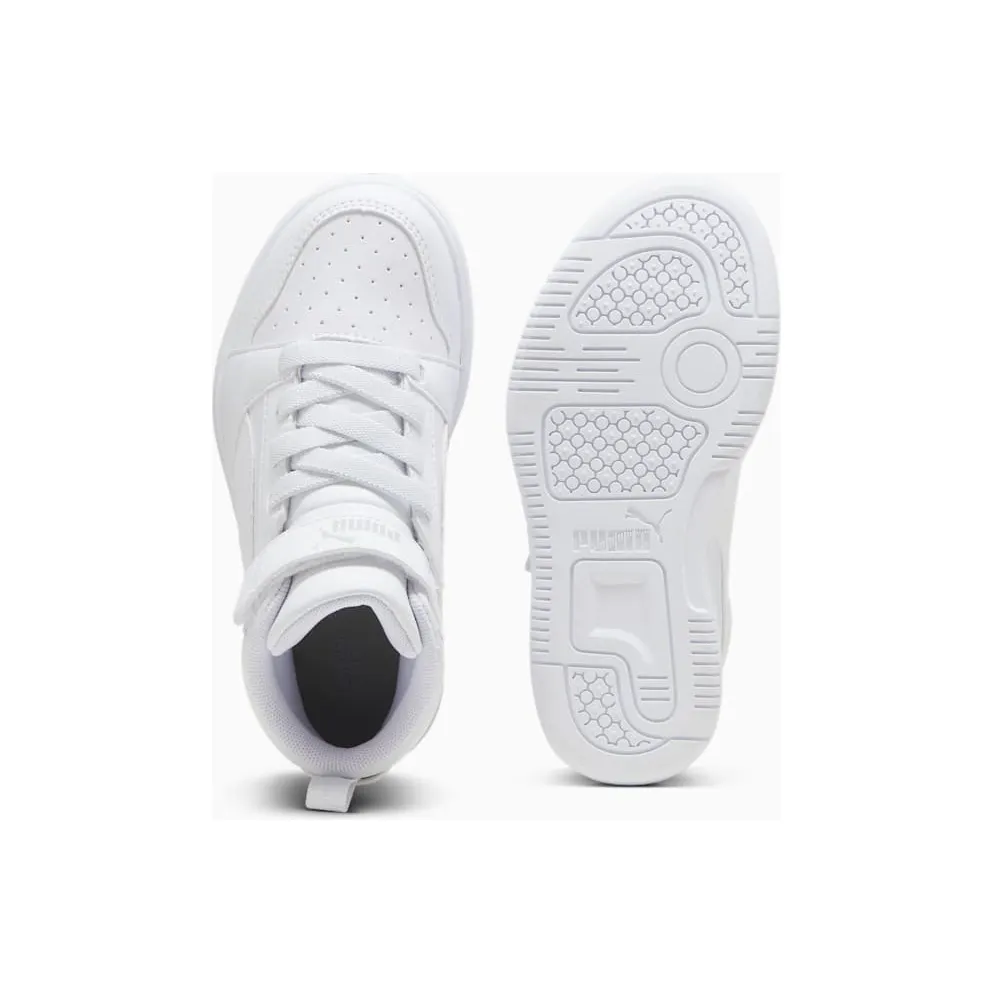 Puma Rebound V6 Mid White/Grey (393832-05)