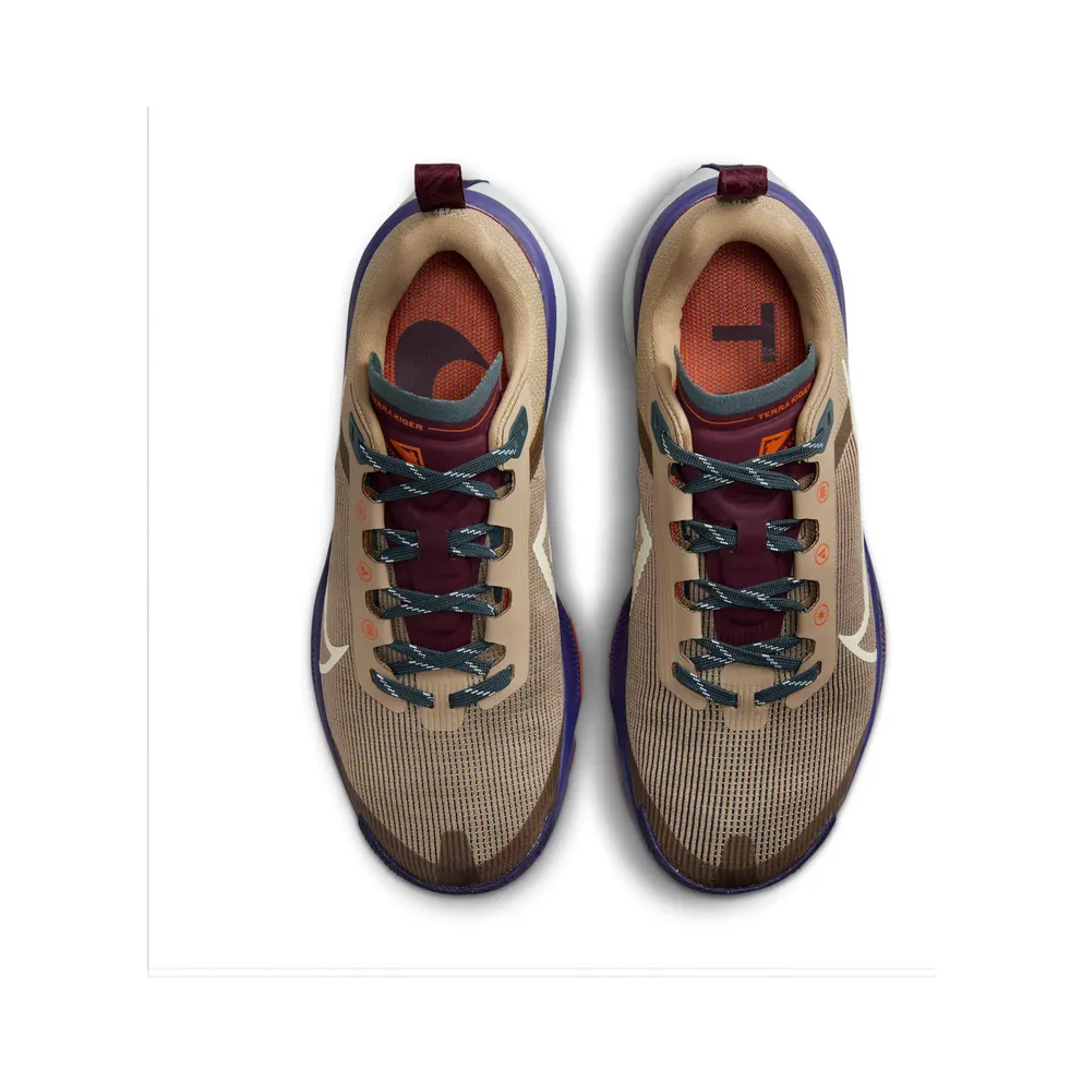 Nike React Terra Kiger 9 Khaki Deep Jungle Safety Orange Sea Glass (DR2694-200)