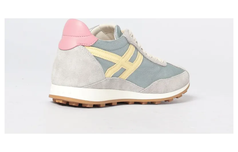 Hogan H699 Sneakers in Mesh and Suede Gnawed Blue (HXW6990GA20V0O0FEB) (2)