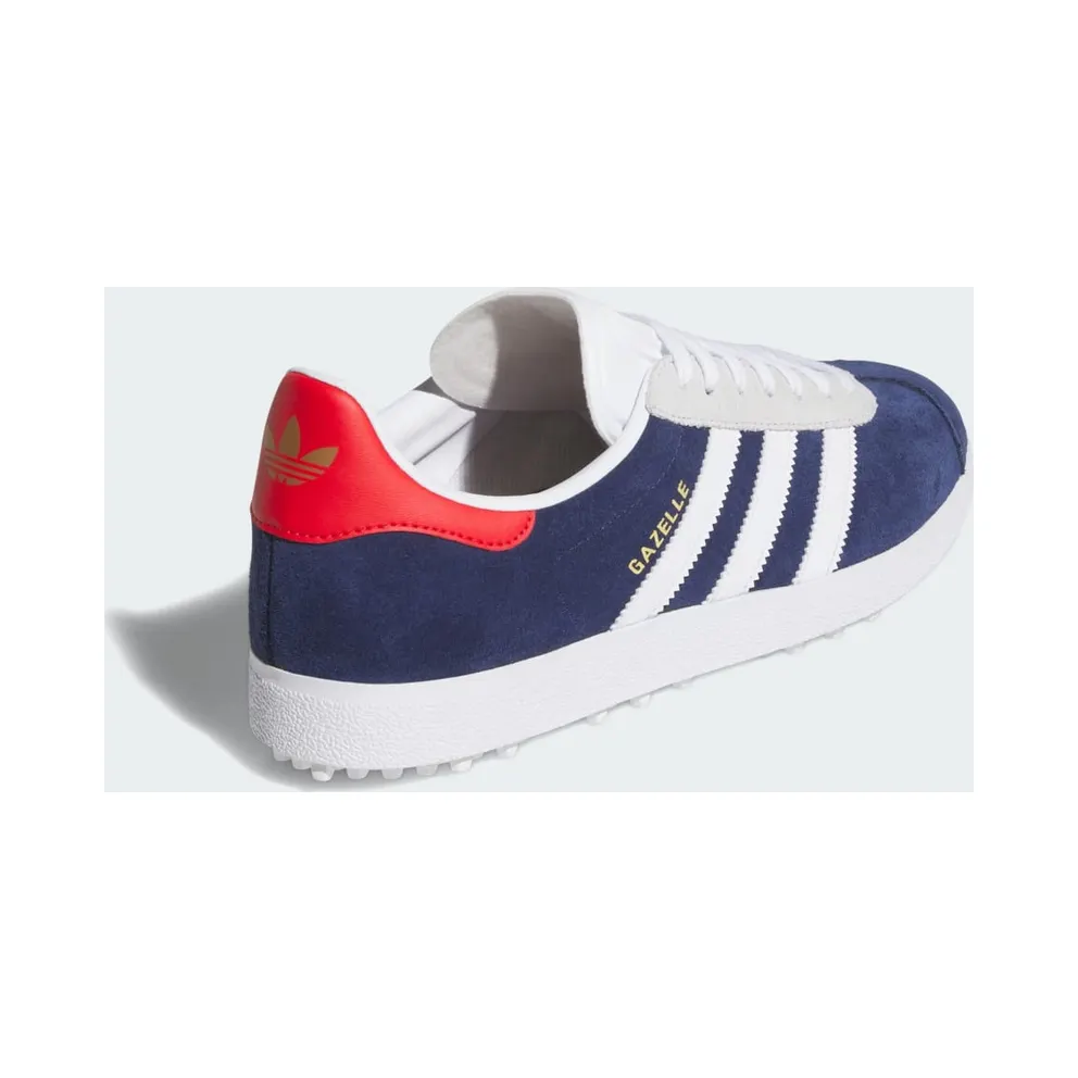 Adidas Gazelle Spikeless Dark Blue / Cloud White / Pure Ruby (KJ5427)