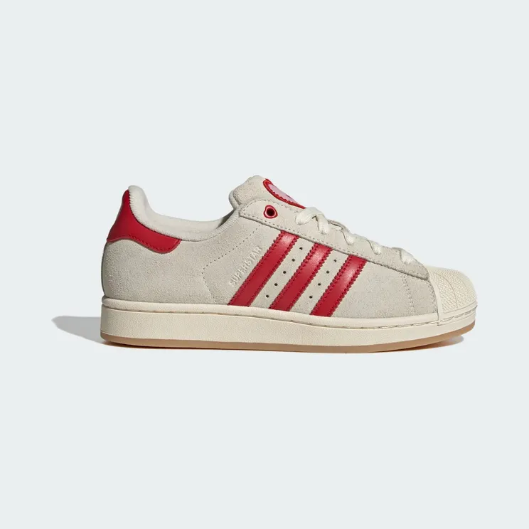 Adidas SUPERSTAR II SCHOENEN Cream White / Better Scarlet / Sandy Pink (KH9037)