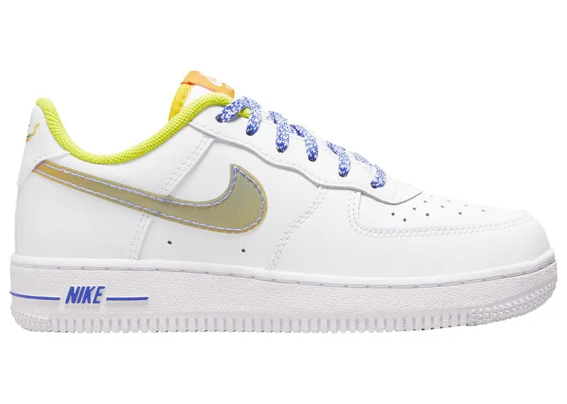 Nike Air Force 1 Low LV8 White Multi (PS) (DQ7768-100)