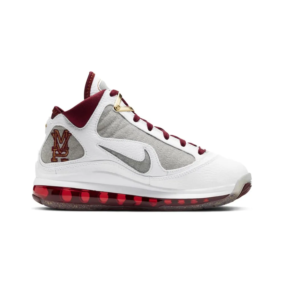 Nike LeBron 7 MVP 2020 (GS) White/Bronze-Team Red-Wolf Grey (CZ8899-100)