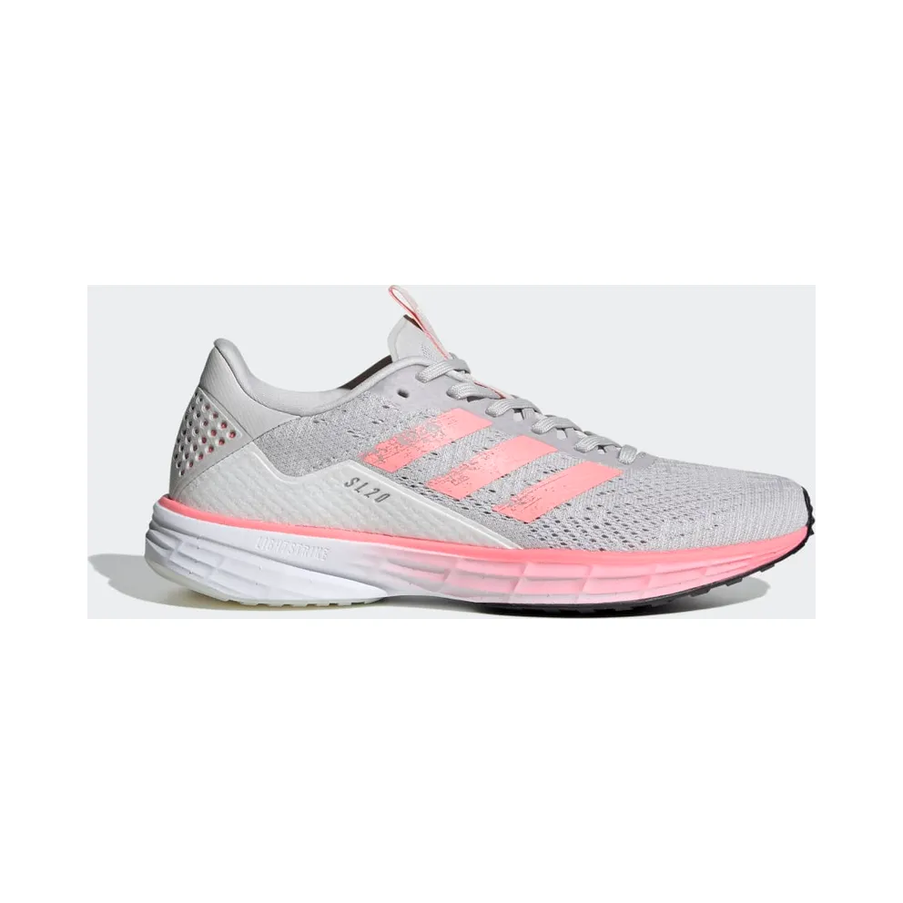 adidas SL20 SUMMER.RDY Schuh Grey One / Light Flash Red / Cloud White (FU6616)