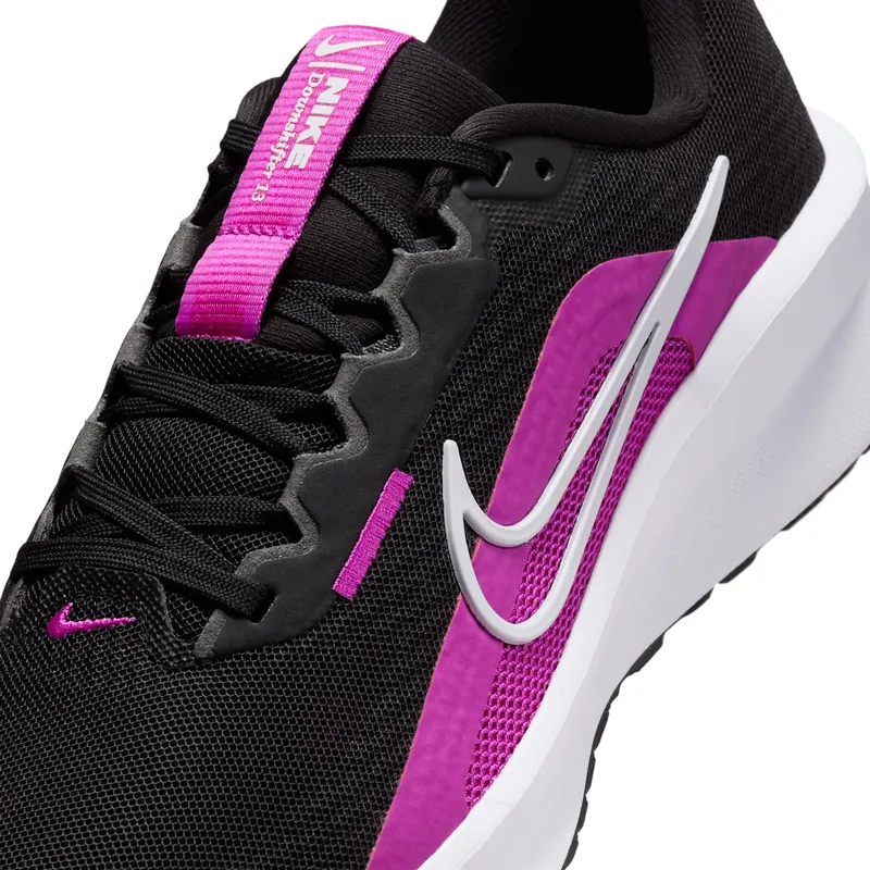 Nike Downshifter 13 Womens “Black / Vivid Grape Mesh” (FD6476-003)