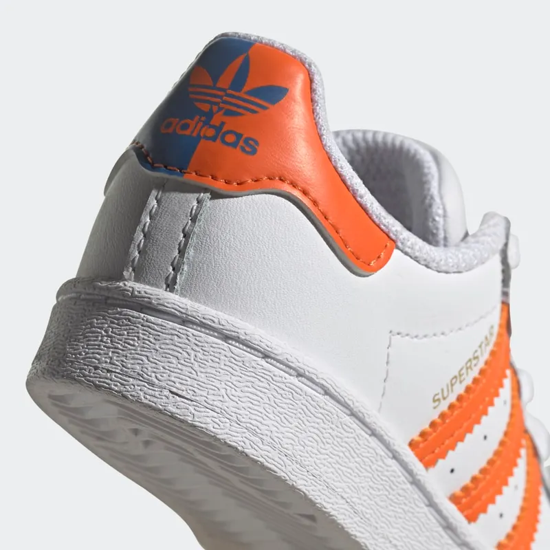 adidas Superstar Cloud White / Blue / Gold Metallic (FZ0653)