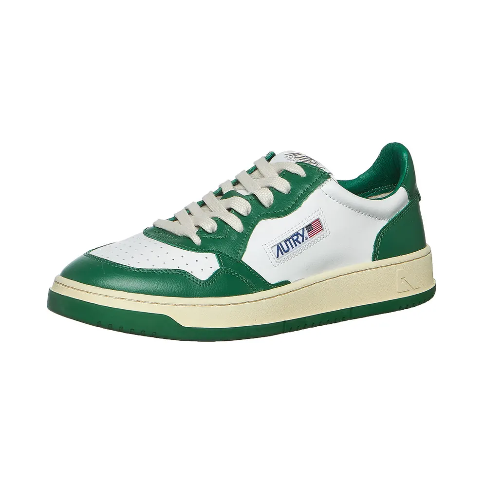 Autry Medalist Low White / Green (AULMWB03)