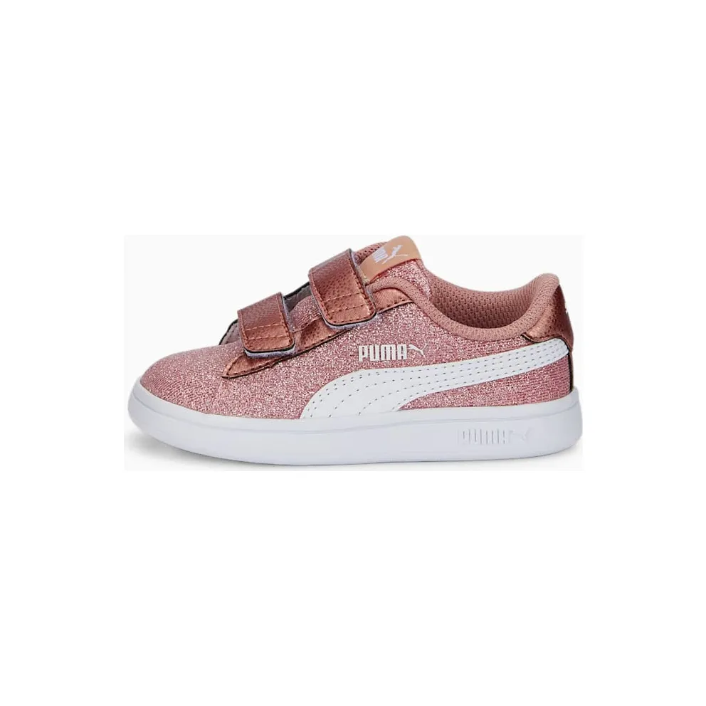 Puma Smash v2 Glitz Glam Pink/White/Gold (36738029)