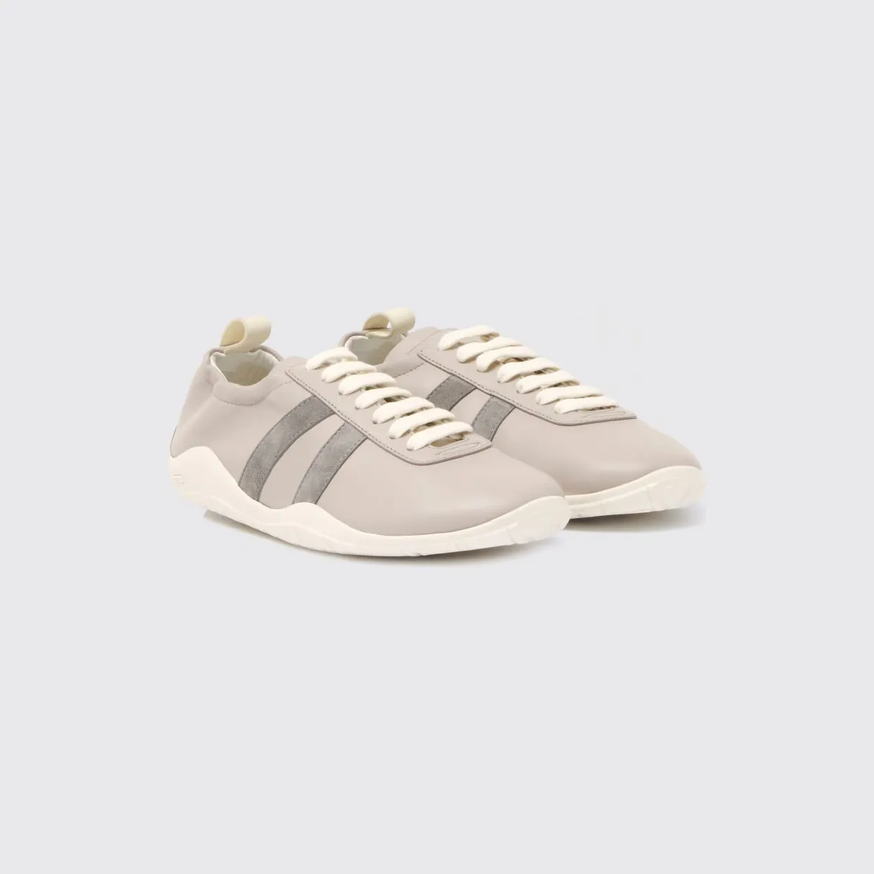 Fabiana Filippi Nappa Leather Sneakers Grey (ASD266A825M010VR1) (2)