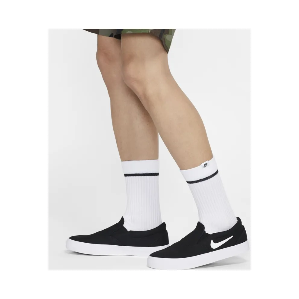 Nike SB Charge Slip Black White Black/Black-White-White (CT3523-001)