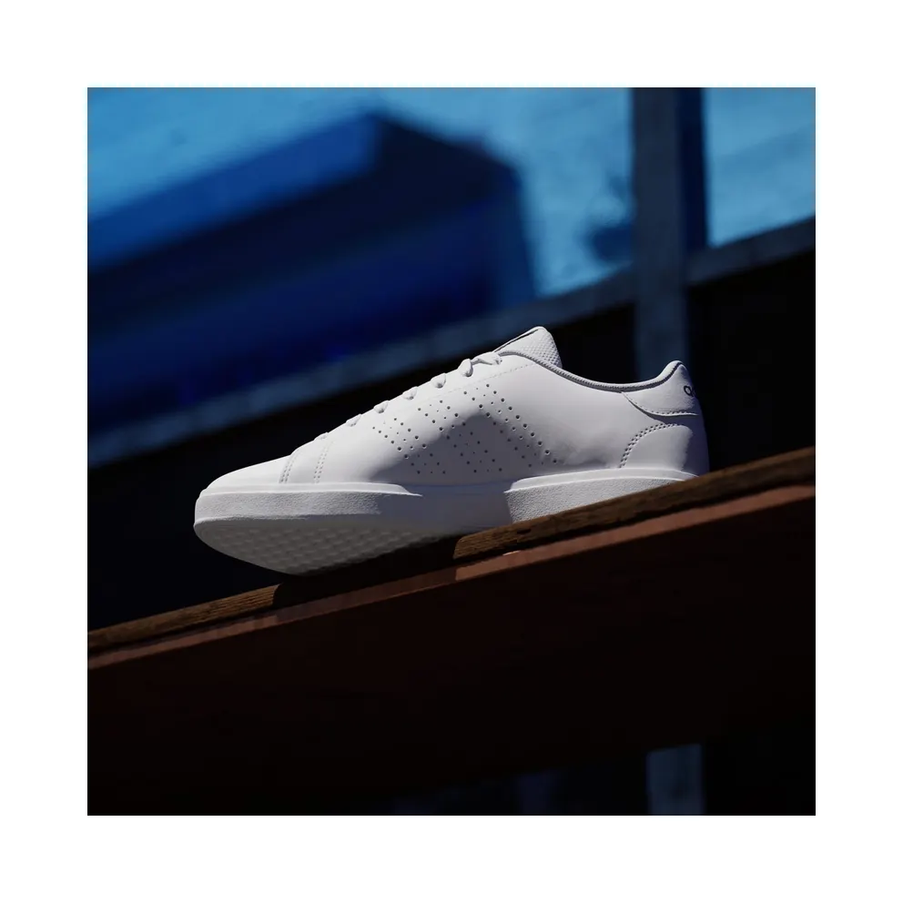 Adidas Advantage Base 2.0 Cloud White / Cloud White / Collegiate Green (IF4135)