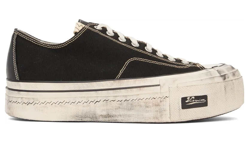 Visvim Black Skagway Lo Patten Sneakers (0122101001003)