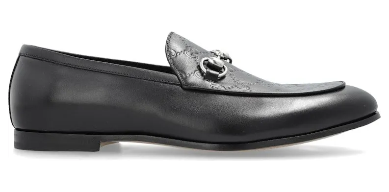 Gucci Horsebit Loafers Black GG Embellished (798997 AAD7E 1000)