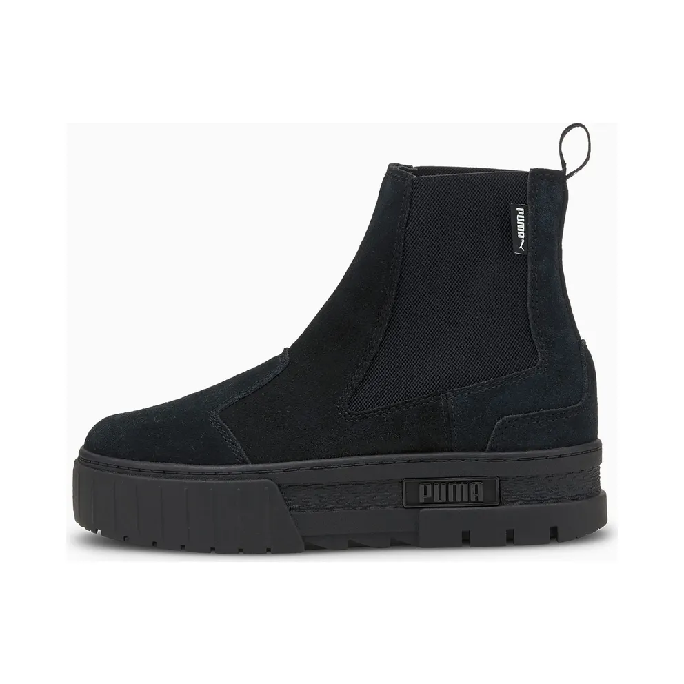 Puma Mayze Chelsea Suede Stiefel für Schwarz (382829-01)
