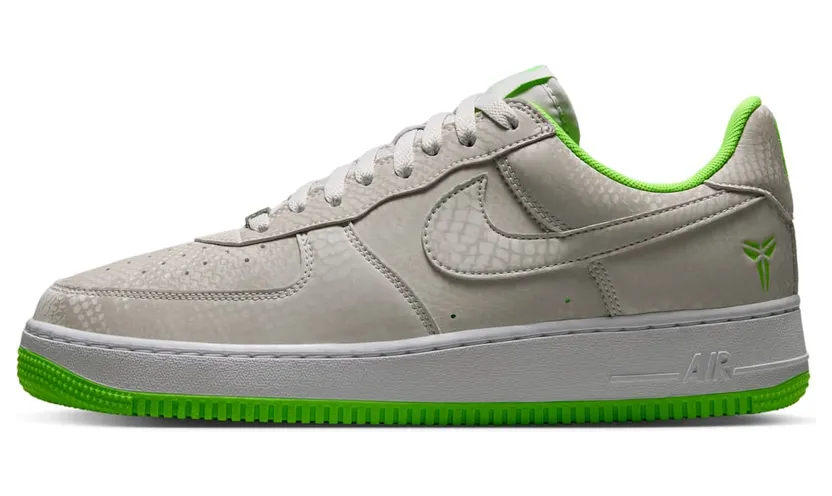 Nike Air Force 1 Low “Kobe Bryant Forever Vast Grey Electric Green” (IB0018-006)