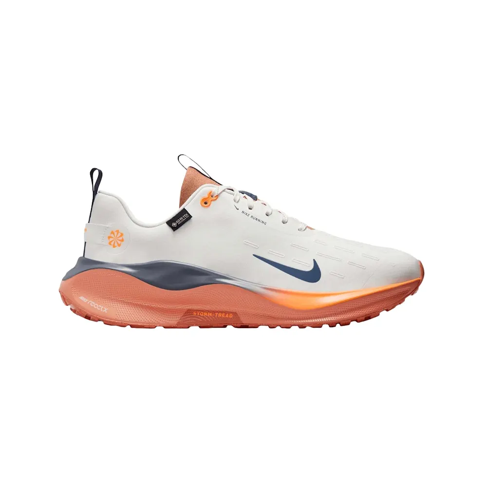 Nike ReactX Infinity Run 4 Gore-Tex “Sail / Total Orange / Burnt Sunrise / Thunder Blue” (FB2204-100)