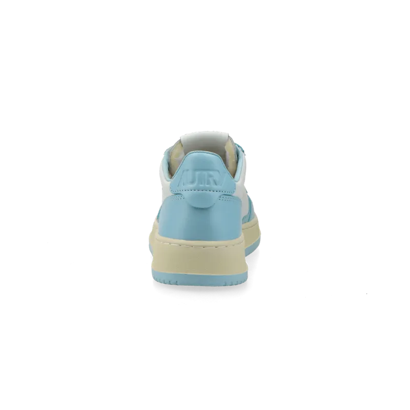 Autry Medalist Low W (leat / leat white / st blue) – AULWWB40