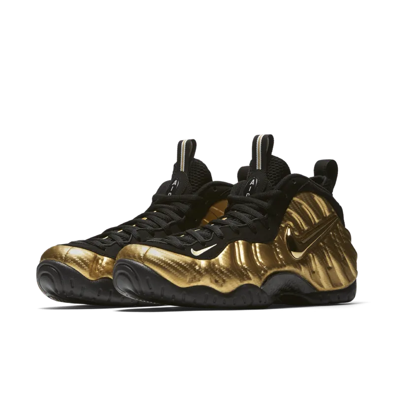 Nike Air Foamposite Pro Metallic Gold Metallic Gold/Black-Black-White (624041-701)