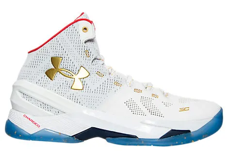 Under Armour UA Curry 2 All Star (2016) White/Red-Metallic Gold (1259007-102)