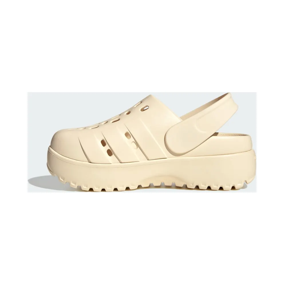 Adidas adilette Platform Clogs Wonder White / Wonder White / Wonder White (JP7159)