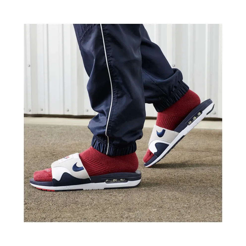 Nike Air Max 1 Slide Obsidian University Red (DH0295-104)
