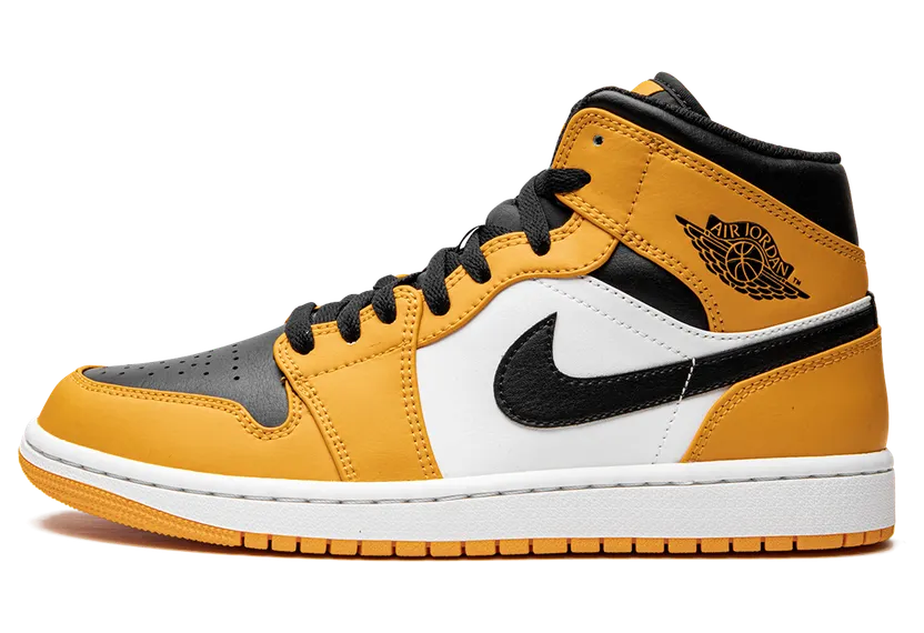 Air Jordan 1 Mid GS Reverse Yellow Toe Taxi (GS) (554725-701)