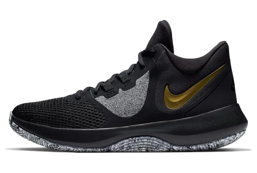 Nike Air Precision 2 Black Metallic Gold
