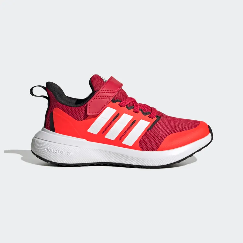 Adidas FortaRun 2.0 Cloudfoam Elastic Lace Top Strap Better Scarlet / Cloud White / Solar Red (HP5445)