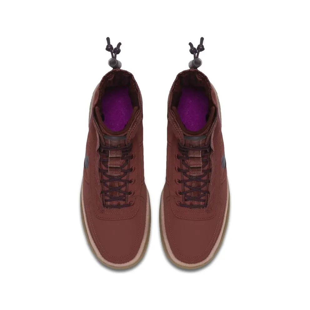Nike Air Force 1 Shell Burgundy Ash (W) Dark Pony/Burgundy Ash-Desert Dust (BQ6096-200)
