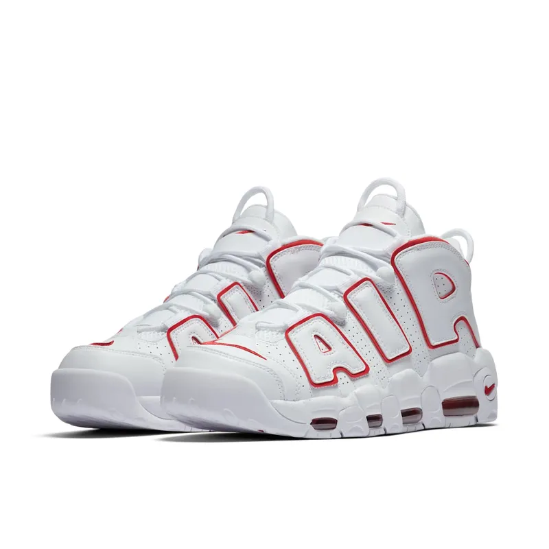 Nike Air More Uptempo White Varsity Red Outline White/Varsity Red-White (921948-102)