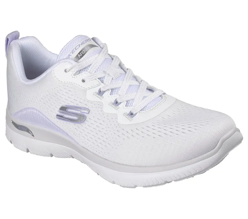 Skechers Arch Fit Summits – Daily Flow Sneaker White/Lavendel