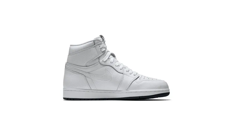 Jordan 1 Retro White Perforated White/Black-White (555088-100)