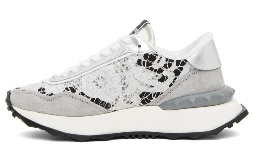 Valentino Garavani Silver Lacerunner Sneakers (XW2S0DY9FAK) (3)