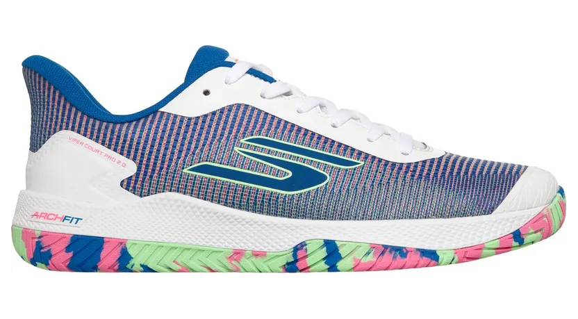 Skechers Viper Court Pro 2.0 Wit/Zwart