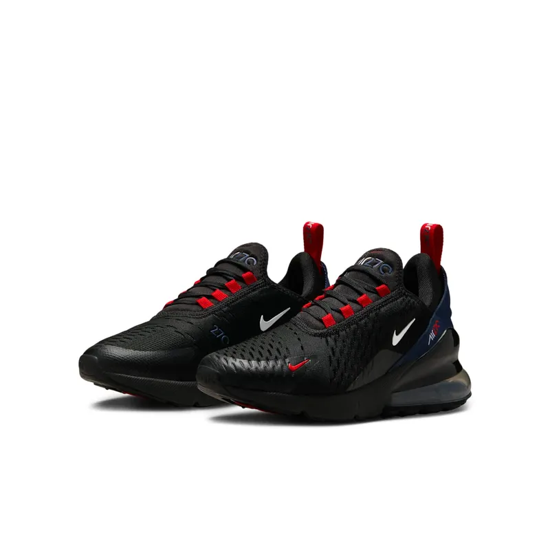 Nike Air Max 270 Black Midnight Navy Red (HJ9565-001)