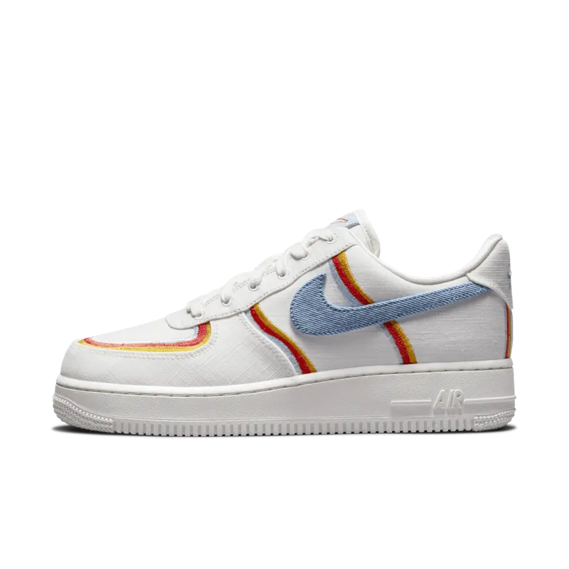 Nike Air Force 1 Low Sail Denim Swoosh (W) (DJ4655-133)