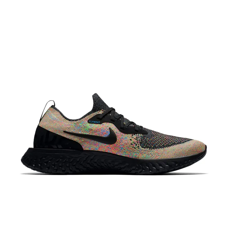 Nike Epic React Flyknit Multi-Color Black/Black-Volt (AT6162-001)