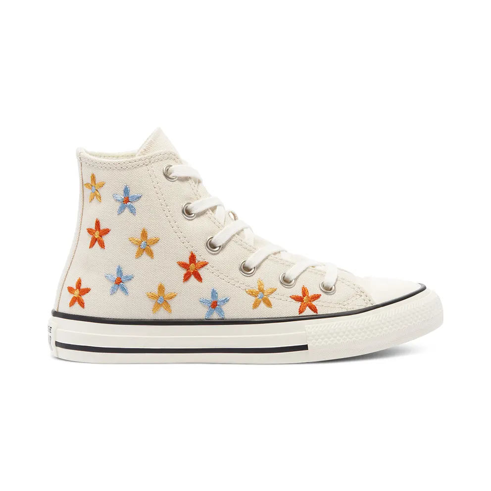 Converse Spring Flowers Chuck Taylor All Star High Top Natural Ivory/egret/black (671099C)