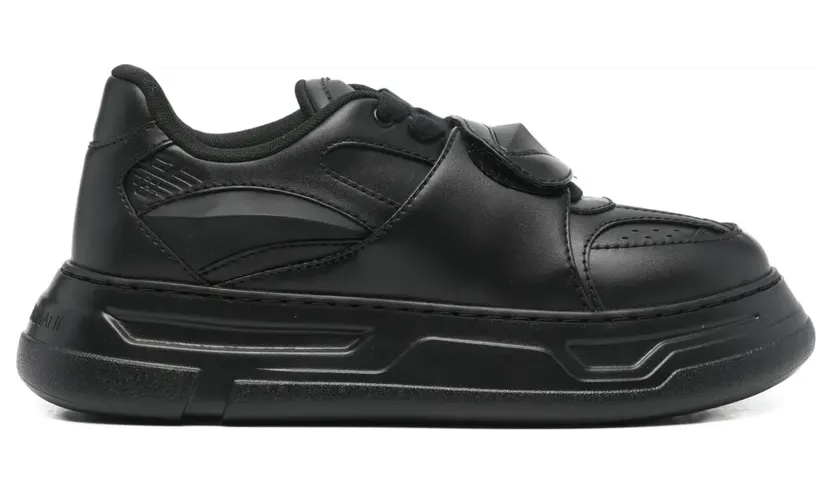 Emporio Armani Sneakers mit Plateausohle – Nude (EM005398AF17451)