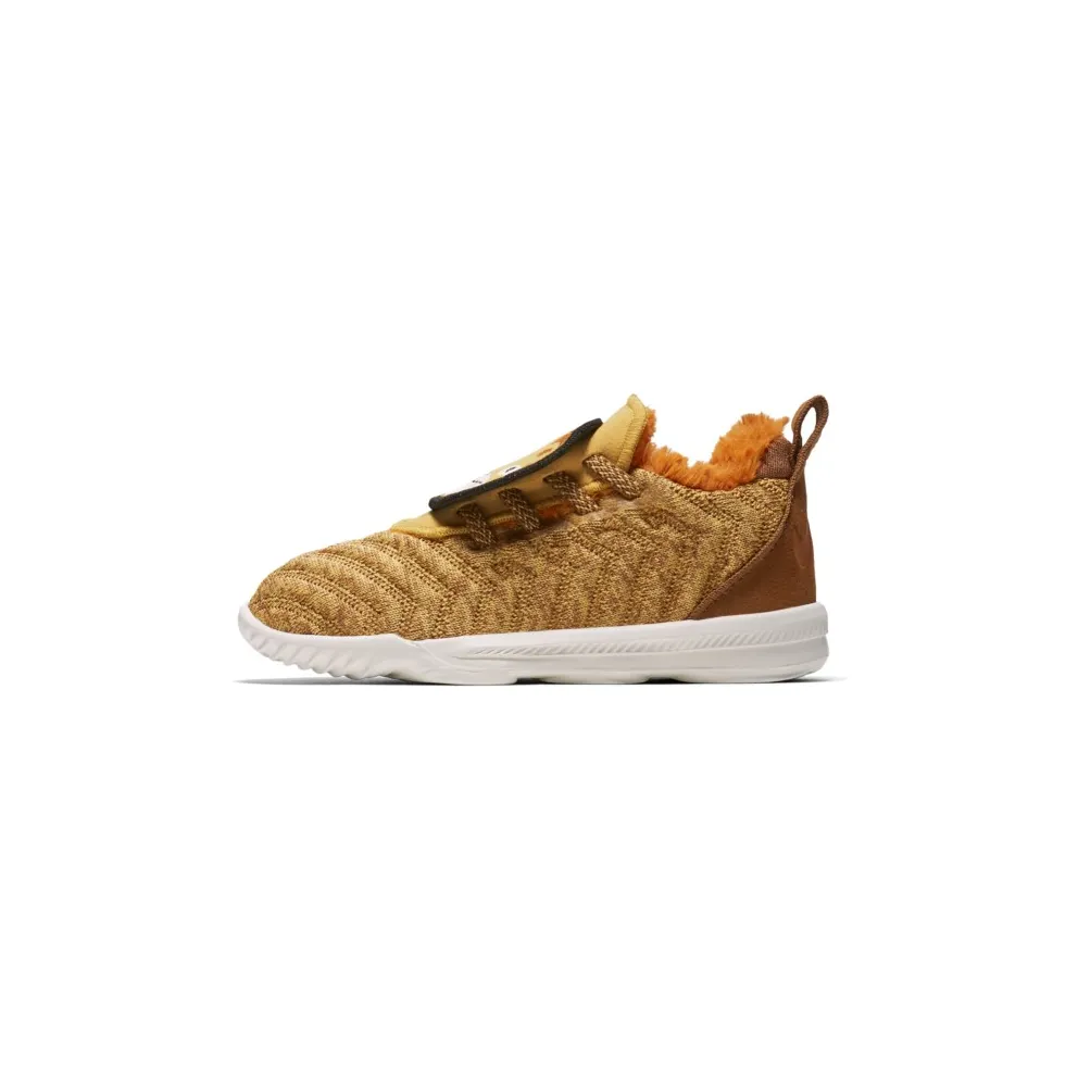 Nike LeBron 16 Little Big Cats (TD) Wheat Gold/Monarch-Light British Tan-Summit White (AT5709-700)