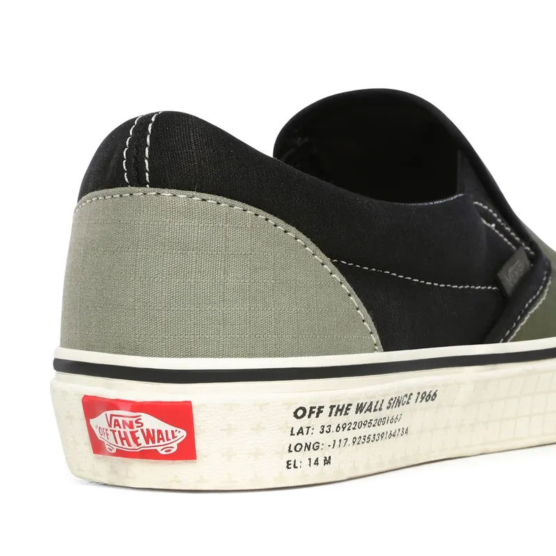 VANS 66 Supply Classic Slip-on Shoes (Green)